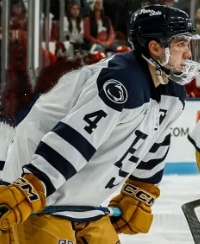 Penn State Nittany Lions #4 Mac Gadowsky 2025 Throwback College Hockey Game Jersey