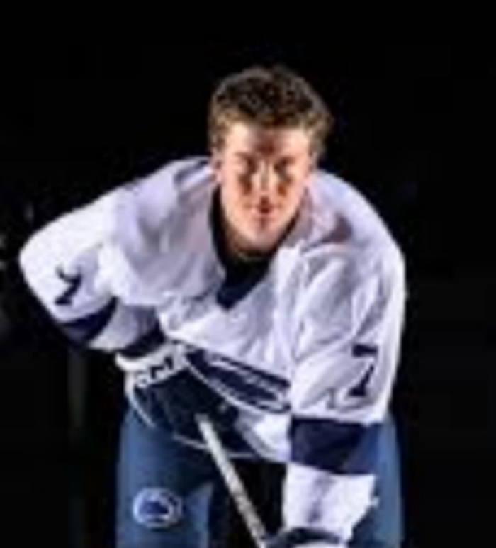 Penn State Nittany Lions #7 Jackson Smith 2025 White Hockey Game Jersey