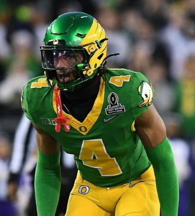 Oregon Ducks #4 Brandon Finney Jr.  F.U.S.E. Limmited 2025 GANG GREEN Retro Football Game Jersey