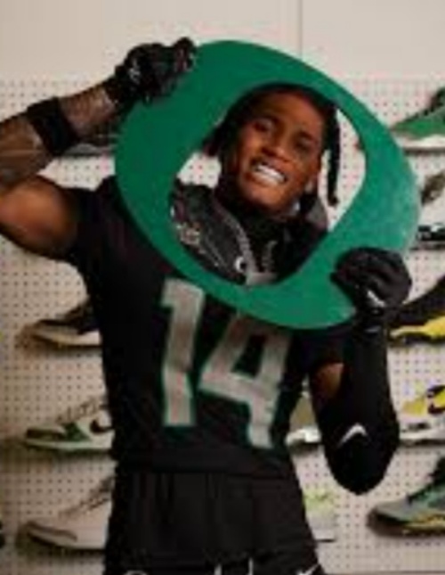 Oregon Ducks #14 Na'eem Offord  Black GENERATION O FLY ERA F.U.S.E. Limmited Football Game Jersey