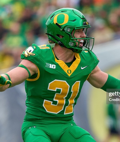 Oregon Ducks #31 Dillon Thieneman F.U.S.E. Limmited 2025 GANG GREEN Retro Football Game Jersey