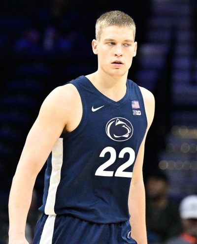 Penn State Nittany Lions #22 Sasa Ciani 2025 Navy Team Logo College Basketball Game Jersey