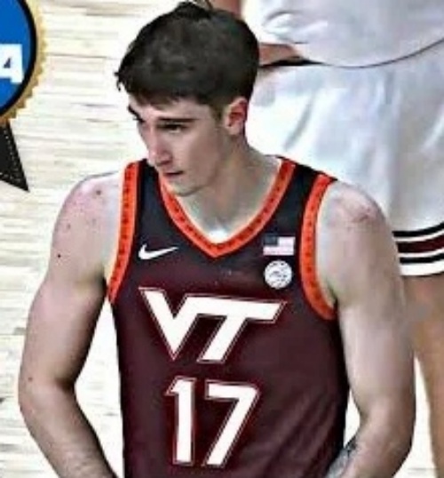 VIRGINIA TECH HOKIES #17 Neoklis Avdalas Maroon Basketball Jersey
