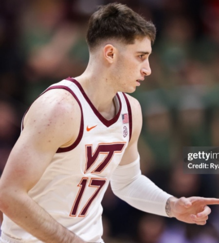 VIRGINIA TECH HOKIES #17 Neoklis Avdalas White Basketball Jersey