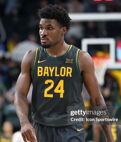 Baylor Bears #24 Tounde Yessoufou 2025 Anthracite Basketball Game Jersey 