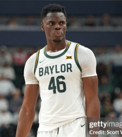 Baylor Bears #46 James Nnaji 2025 White Basketball Game Jersey