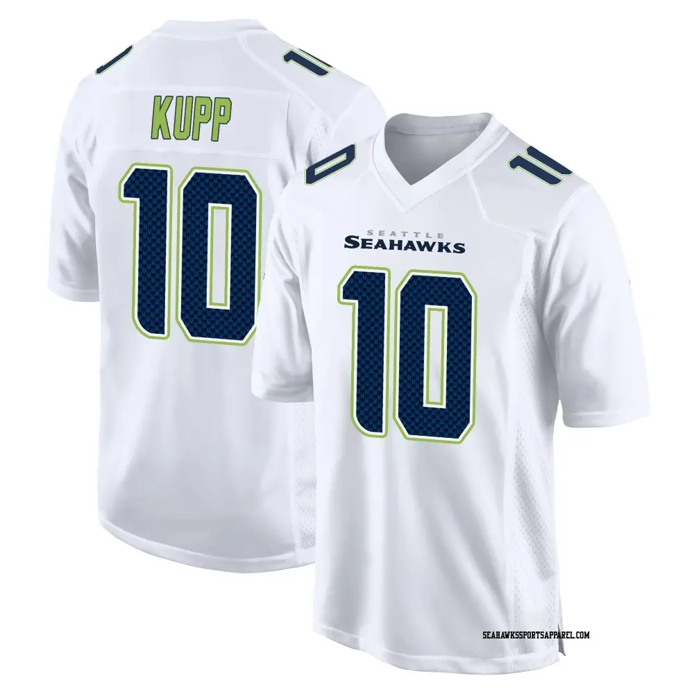 Men's Seattle Seahawks #10 Cooper Kupp Nike White Tundra Fashion Game Jersey