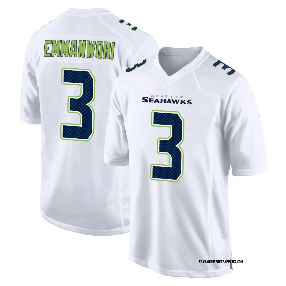 Youth Seattle Seahawks #3 Nick Emmanwori Nike White Tundra Fashion Game Jersey