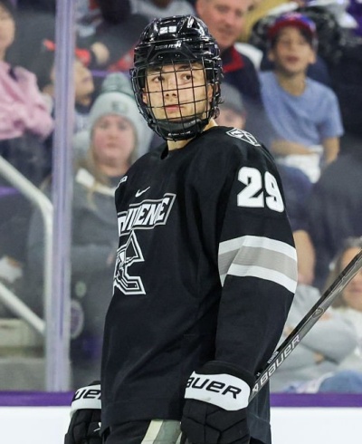 Providence Friars #29 Roger McQueen Black College Hockey Game Jersey