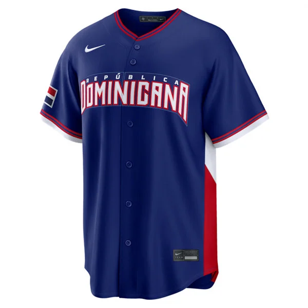 Dominican Republic Baseball Blank Nike Royal 2026 World Baseball Classic Limited Team Jersey