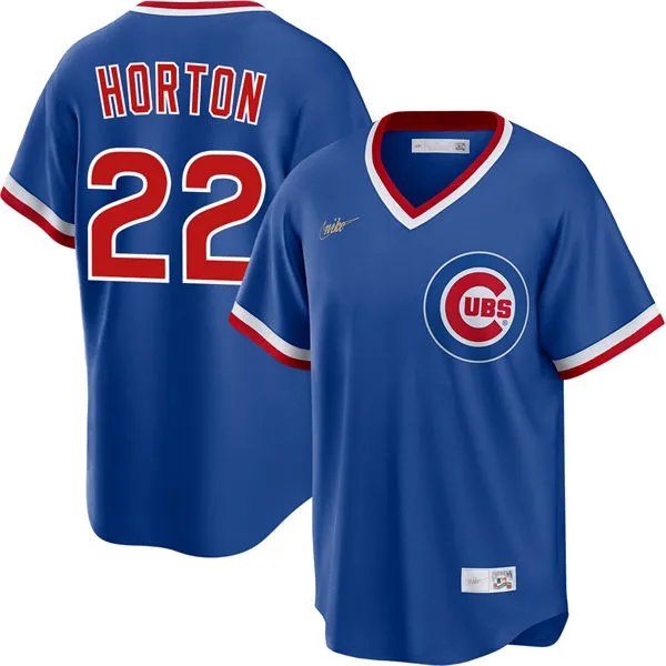 Mens Chicago Cubs #22 Cade Horton Nike Royal Pullover Cooperstown Jersey