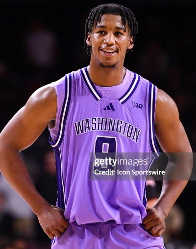 Washington Huskies #9 Wesley Yates III 2026 Purple Retro College Basketball Game Jersey