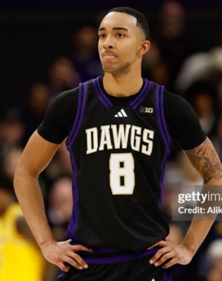 Washington Huskies Custom 2026 Black College Basketball Game Jersey