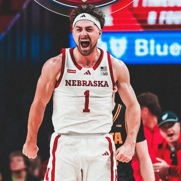 Nebraska Cornhuskers #1 Sam Hoiberg 2026 White College Basketball Game Jersey