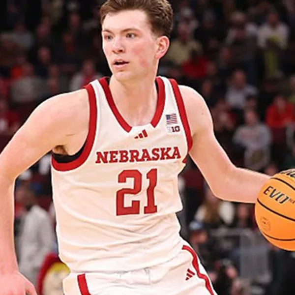 Nebraska Cornhuskers #21 Pryce Sandfort 2026 White College Basketball Game Jersey