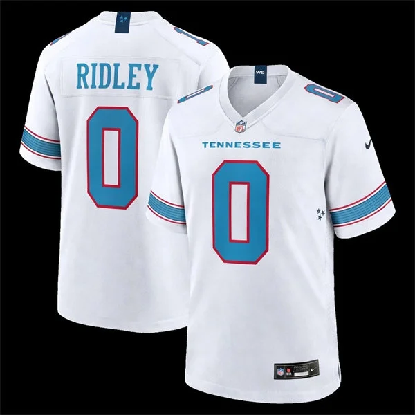 Mens Tennessee Titans #0 Calvin Ridley Nike 2026 White Vapor F.U.S.E. Limited Jersey