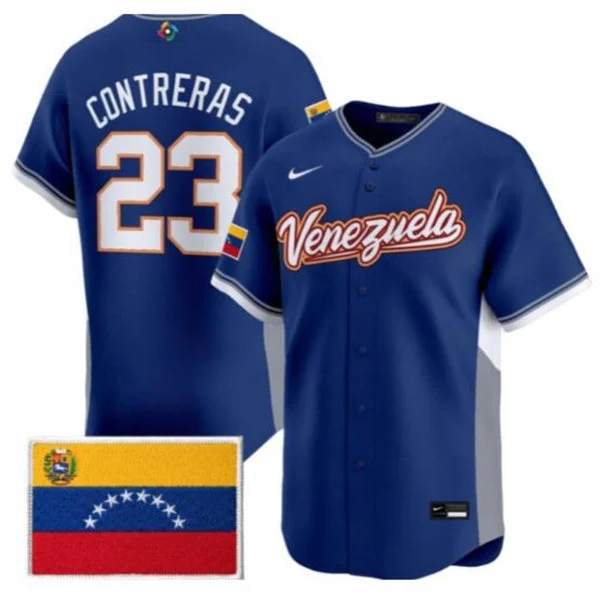 Venezuela #23 William Contreras Nike Royal 2026 World Baseball Classic Road Stadium Jersey