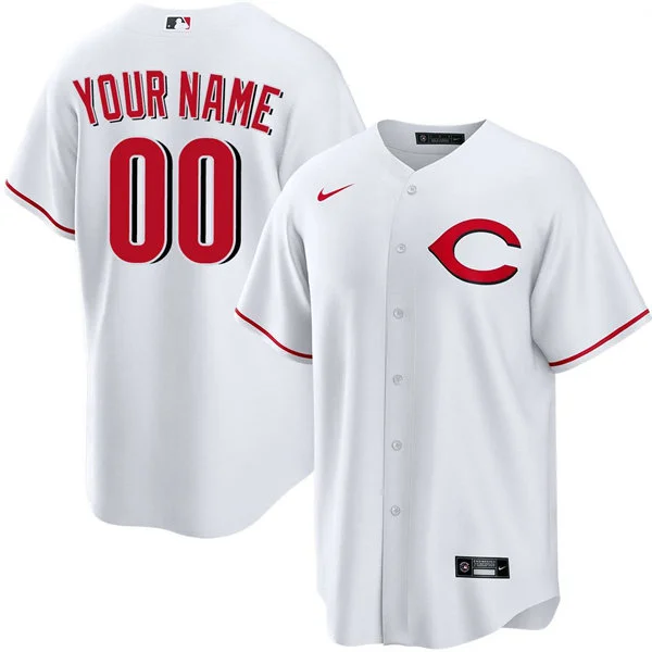Cincinnati Reds Custom Nike White Alternate Limited Jersey
