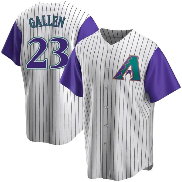 Mens Arizona Diamondbacks #23 Zac Gallen Nike Cream Cooperstown Collection Jersey