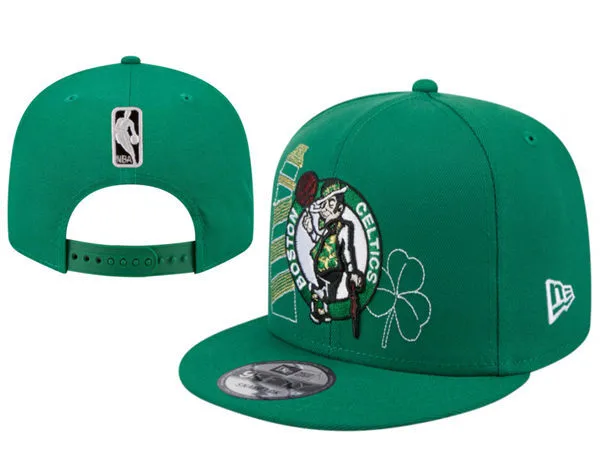 Boston Celtics green flower Snapback Cap GS2603201 