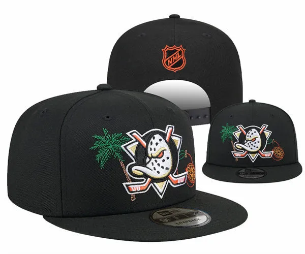 Anaheim Ducks Black Primary Logo Snapback Hat YD26032011-51301