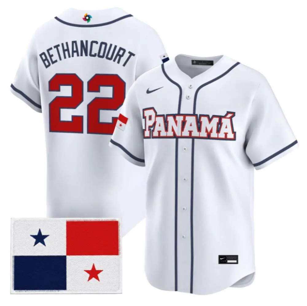 Panama Baseball #22 Christian Bethancourt 2026 World Baseball  White Home Limited Jersey