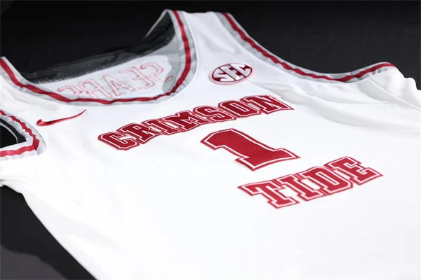 Alabama Crimson Tide #1 Jalil Bethea Nike White Basketball Throwback Jersey