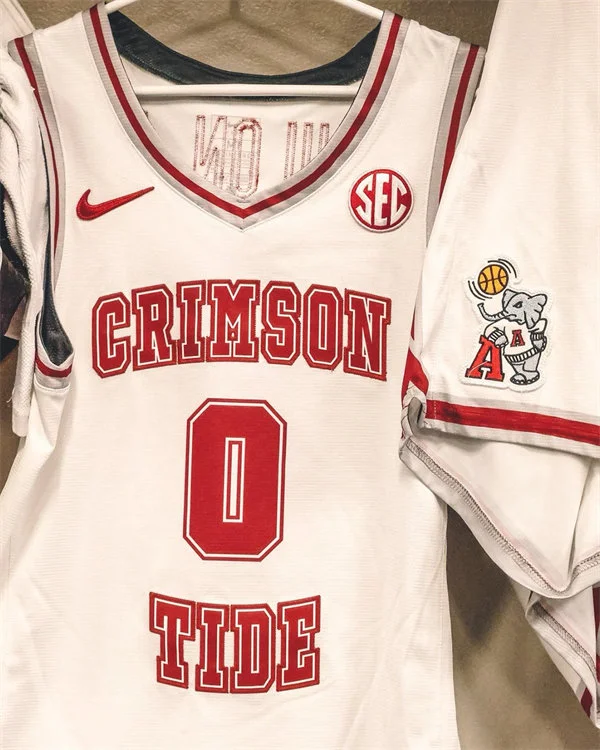 Alabama Crimson Tide #0 Labaron Philon Jr. Nike White Basketball Throwback Jersey