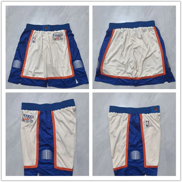 Mens New York Knicks Cream 2025-26 City Edition Swingman Shorts