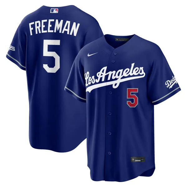 Mens Los Angeles Dodgers #5 Freddie Freeman Nike 2026 Royal Alternate 2nd Stadium Jersey