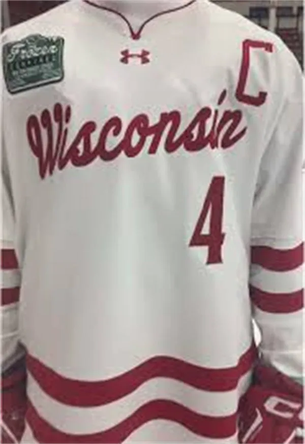 Wisconsin Badgers Custom 2026 Hockey Frozen Confines Series Jersey White