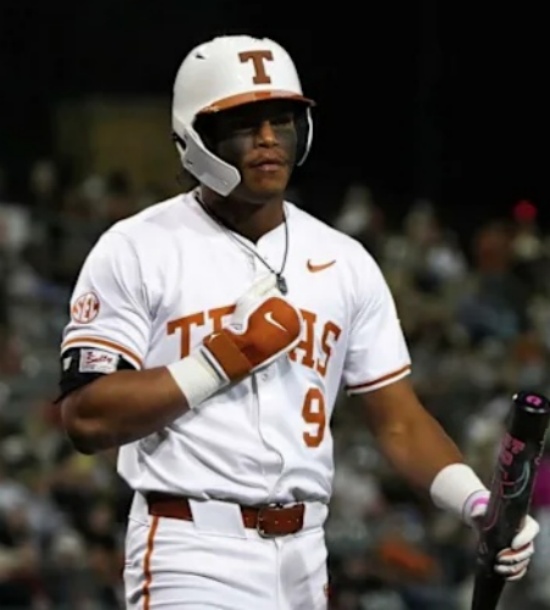 Texas Longhorns #9 Jonah Williams 2025 SEC White Baseball Game Jersey