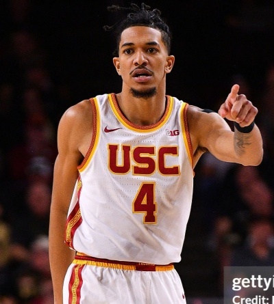 USC Trojans #4 Chad Baker-Mazara White 2026 Big 10 Basketball Game Jersey