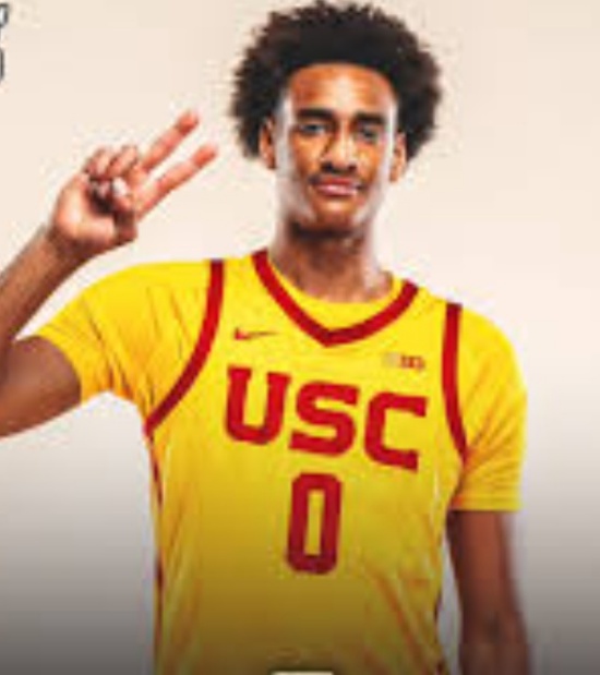 USC Trojans #0 Alijah Arenas Gold 2025 Basketball Game Jersey