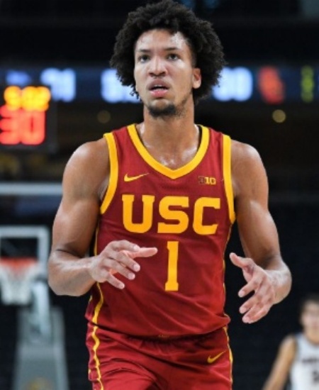 USC Trojans #1 Rodney Rice Cardinal USC 2025 Big 10 Basketball Game Jersey