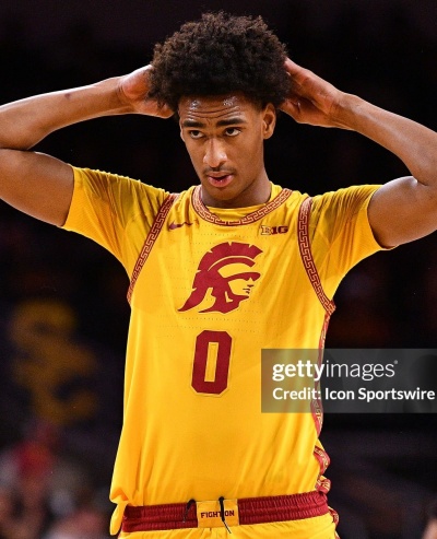 USC Trojans #0 Alijah Arenas Gold 2026 Big 10 Basketball Game Jersey