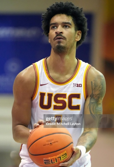 USC Trojans #1 Rodney Rice White 2026 Big 10 Basketball Game Jersey