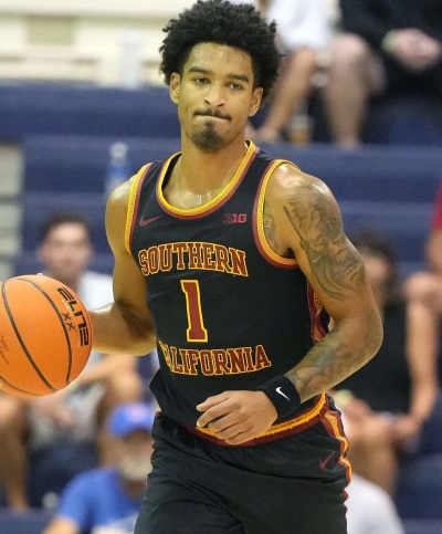 USC Trojans #1 Rodney Rice Black 2026 Big 10 Basketball Game Jersey