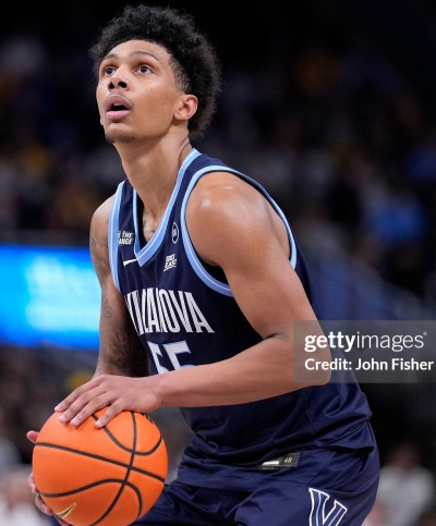 Villanova Wildcats #55 Acaden Lewis 2026 Navy College Basketball Game Jersey