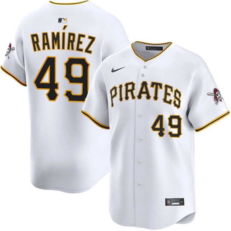 Mens Pittsburgh Pirates #49 Yohan Ramirez Nike White Home Limited Jersey