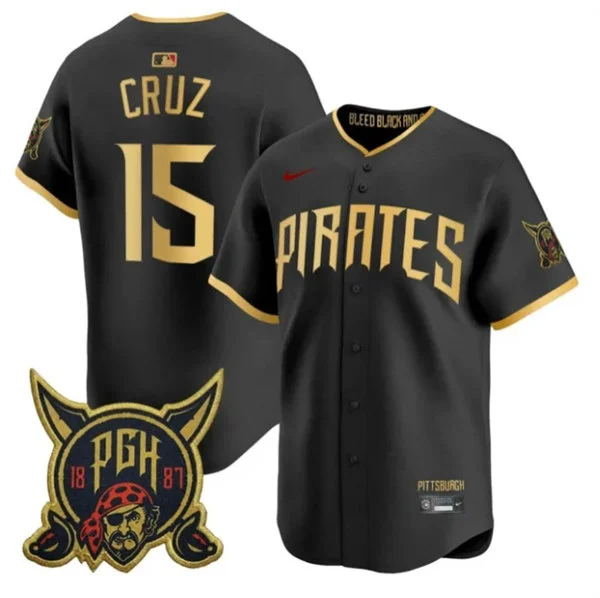 Mens Pittsburgh Pirates #15 Oneil Cruz 2026 Black City Connect 2.0 Limited Jersey