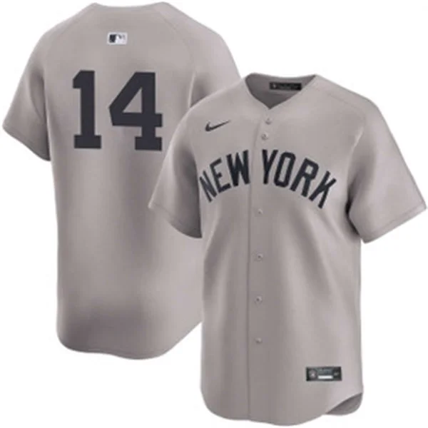 Mens New York Yankees #14 Amed Rosario Nike Gray Away Limited Jersey