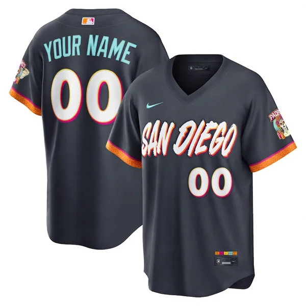 San Diego Padres Custom Nike 2026 Obsidian City Connect Limited Jersey
