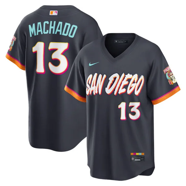 Mens San Diego Padres #13 Manny Machado Nike 2026 Obsidian City Connect Limited Jersey