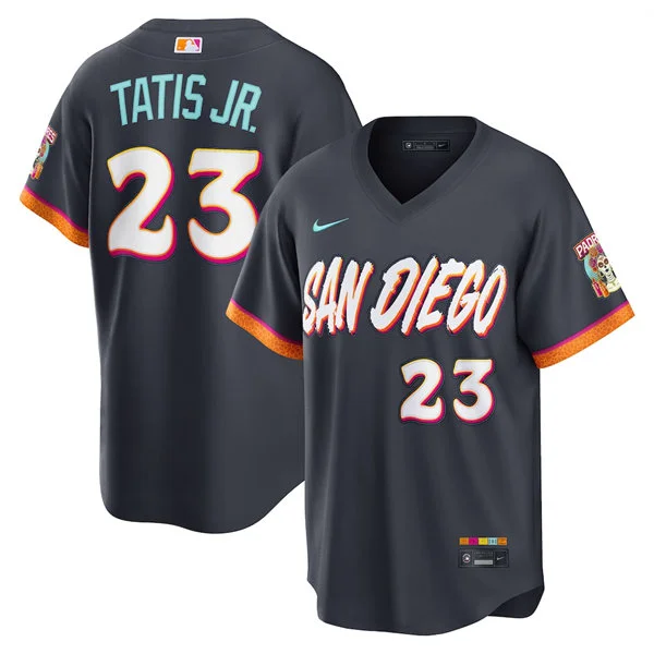 Mens San Diego Padres #23 Fernando Tatis Jr. Nike 2026 Obsidian City Connect Limited Jersey
