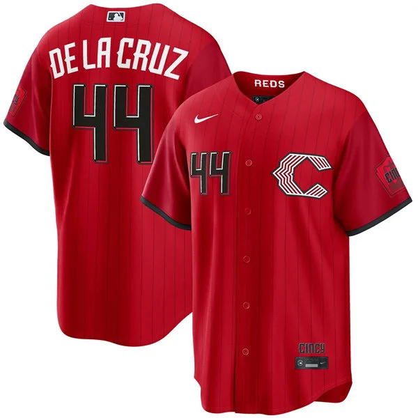 Men's Cincinnati Reds #44 Elly De La Cruz Nike 2026 All-Red City Connect Limited Jersey