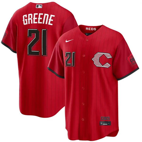 Men's Cincinnati Reds #21 Hunter Greene Nike 2026 All-Red City Connect Limited Jersey