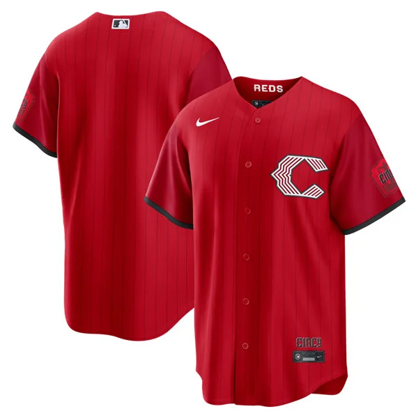 Mens Cincinnati Reds Blank Nike 2026 All-Red City Connect Team Jersey 