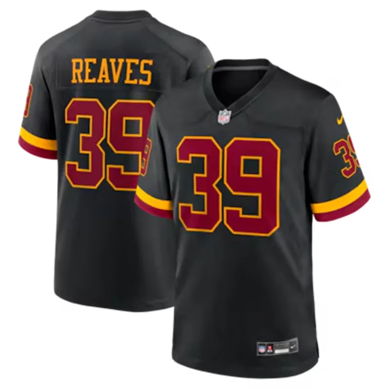 Mens Washington Commanders #39 Jeremy Reaves 2026 Black Alternate Vapor F.U.S.E.Limited Jersey