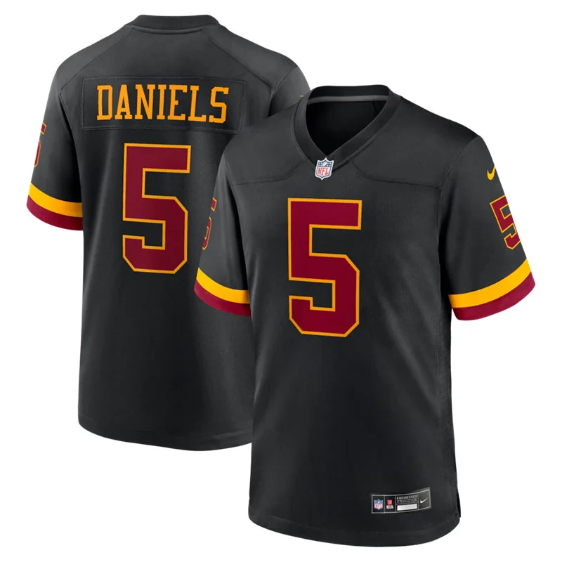 Mens Washington Commanders #5 Jayden Daniels 2026 Black Alternate Vapor F.U.S.E.Limited Jersey